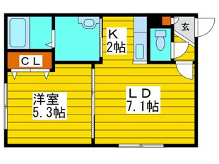 グランドサクセス月寒中央の物件間取画像